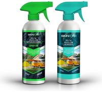 SkinStar Nettoyant pour tentes et pavillons + Spray-On Imperméabilisant, pack double de 500ml chacun