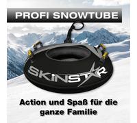 SkinStar Profi Snowtube noir Ø 100cm Pneus de luge Pneus de neige Luge Bob