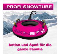 SkinStar Profi Snowtube rose Ø 70cm Pneus de luge Pneus de neige Luge Bob