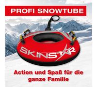 SkinStar Profi Snowtube rouge Ø 100cm Pneus de luge Pneus de neige Luge Bob