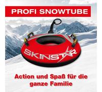 SkinStar Profi Snowtube rouge Ø 70cm Pneus de luge Pneus de neige Luge Bob
