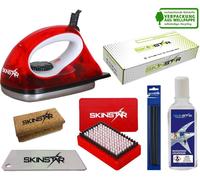 SKINSTAR Skiwachs Starter Set Natural Wax brosse nettoyante réparer la semelle 7pcs