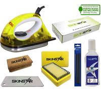 SKINSTAR Skiwachs Starter Set Natural Wax brosse nettoyante réparer la semelle 7pcs