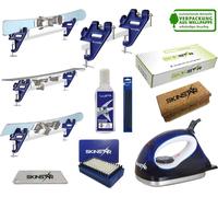 SKINSTAR Skiwax Set Natural Skiwachs Starter Set Skispanner Amélioration de la semelle 8 pièces