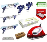 SKINSTAR Skiwax Set Skispanner Waxiron Brosse Cire naturelle Lame d'extraction 6 pièces