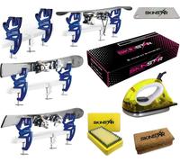 SKINSTAR Skiwax Set Skiwachs Starter Set Skispanner 24 HOURS Ski Vise 6-pièces