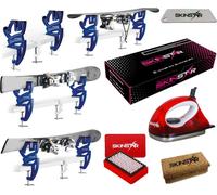 SKINSTAR Skiwax Set Skiwachs Starter Set Skispanner 24 HOURS Ski Vise 6-pièces
