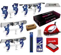 SKINSTAR Skiwax Set Starter Set Skispanner Skiwachs Entferner 8-teilig