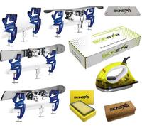 SKINSTAR Skiwax Starter Set Naturalwax 24 HOURS Skispanner Skiwachs 6-pièces
