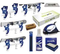 SKINSTAR Skiwax Starter Set Skispanner Natural Skiwachsentferner 8-pièces