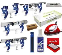 SKINSTAR Skiwax Starter Set Skispanner Natural Skiwachsentferner 8-pièces