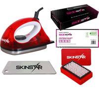 SKINSTAR Starter Kit de fartage pour skis, fer à farter, brosse à farter