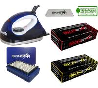 SKINSTAR Starter Kit de fartage pour skis, fer à farter, brosse, fart hydrocarboné