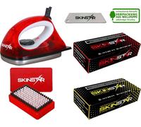 SKINSTAR Starter Kit de fartage pour skis, fer à farter, brosse, fart hydrocarboné