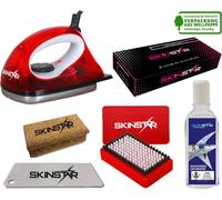 SKINSTAR Starter Kit de fartage pour skis, fer à farter, brosse, nettoyant pour fart, 6 pièces