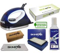 SKINSTAR Starter Kit de fartage pour skis Fer à farter Brosse Nettoyant pour fart naturel 6pcs