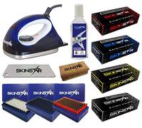 SkinStar Starter Set, Fer à Farter Brosse Hydrocarbonwachs Grattoir 11-pcs