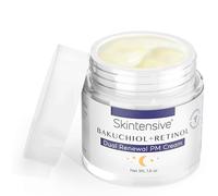 SKINTENSIVE Crème rétinol et bakuchiol - Crème de nuit double renouvellement à l'huile de noix de coco - Hydratant Pm pour peaux sensibles