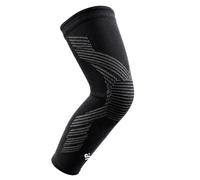 skinup Sport Jambière Genouillère de Compression FLEXUP - Améliore Performance, Récupération Sportive, Soutien Genou Course, Cyclisme, Padel - Unisexe Noir, Blanc, Gris