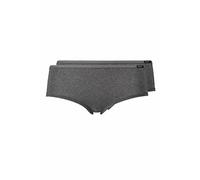 Skiny Advantage Cotton Panty DP - Lot de 2 - Boxer - Femme - Gris (Anthra Melange 9599) - 40