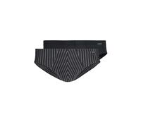 SKINY Brasil-Slip lot de 2 MICRO MULTIPACK blackstripe selection noir | XL