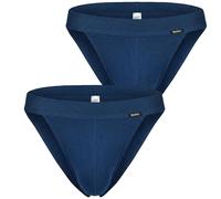 Skiny Cotton Retro Slip, Bleu Marine, S Homme