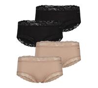 Skiny Culotte ' Modal Lace ' beige / noir, Taille L