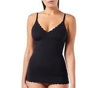 Skiny Damen Spaghettishirt herausnehmbare Pads Micro Essentials Maillot De Corps, Black, 38 Femme