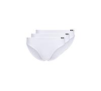 Skiny Essentials Culotte Femme - Blanc - Weiß (WHITE 0500) - FR : 46 (Taille Fabricant : 44)