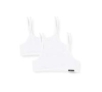 Skiny Fille Essentials Bustier 2er Pack Bustier Not Applicable, Blanc (White 0500), 164