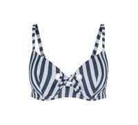 Skiny Hauts de bikini bleu marine / blanc, Taille 70