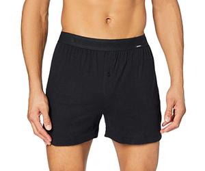 Skiny Herren Boxer Shorts Cotton Retro, Black, L Homme