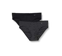 Skiny Herren Brasil Slip 2er Pack Micro Multipack, blackstripe Selection, XL (Lot de 2) Homme