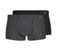 Skiny Herren Pant 2er Pack Micro Multipack Shorty, blackstripe Selection, L (Lot de 2) Homme