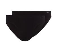 Skiny Homme Herren Brasil Slip 2er Pack Cotton Advantage Bikini, Noir, XL EU