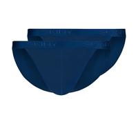 Skiny Homme Tanga-Slip, 2er Paquet - Coton Retro, Caleçon, Finement Côtelé, Jean