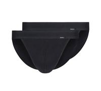 Skiny Homme Tanga-Slip, 2er Paquet - Coton Retro, Caleçon, Finement Côtelé, Jean