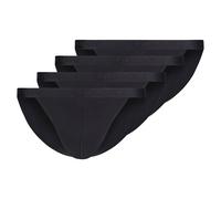 Skiny Homme Tanga-Slip, 4er Paquet - Coton Retro, Caleçon, Finement Côtelé,