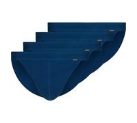 Skiny Homme Tanga-Slip, 4er Paquet - Coton Retro, Caleçon, Finement Côtelé, Jean