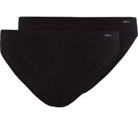SKINY Hommes Lot de 2 Slips - Brasil Briefs, Ensemble de sous-vêtements, Coton Stretch Noir XL