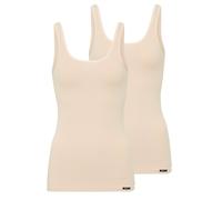Skiny Damen Tank Top 2er Pack Advantage Cotton Maillot de Corps, Skin, 42 (Lot de 2) Femme