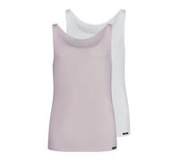 Skiny Maillot de corps rose / blanc, Taille 164