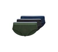Skiny Slip bleu clair / bleu foncé / vert foncé / noir, Taille XXL