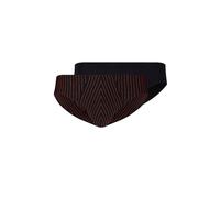 SKINY Slip brésilien lot de 2 MICRO MULTIPACK blackflamestripes selection rouge foncé | M