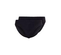 SKINY Slip lot de 2 COTTON MULTIPACK rayures ombrées noir | M