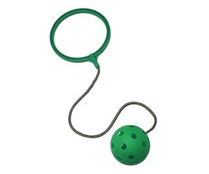 Skip Ball For Outside - Soft Outdoor Swing Toy, Exercise Jump Ball, Long Lasting Active Fitness Trainer | Fun Activity Game For Kids Family Vacations School Holidays Garden Backyard Beach Playground