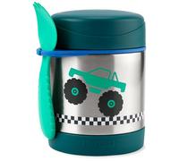 Skip Hop Bocal alimentaire isotherme pour bébé, motif camion Sparks, en acier inoxydable, capacité : 325 ml
