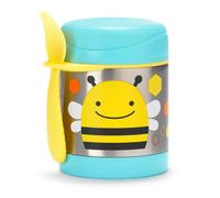 Skip Hop Boîte de rangement pour aliments en acier inoxydable isolée Abeille Brookly