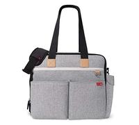 Skip Hop Duo Sac à langer pour le week-end avec matelas à langer Gris