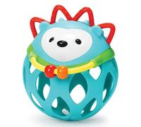 Skip Hop - Hochet bébé Hérisson - Jeu d'éveil 3 mois anneaux de dentition, facile à saisir, sans BPA